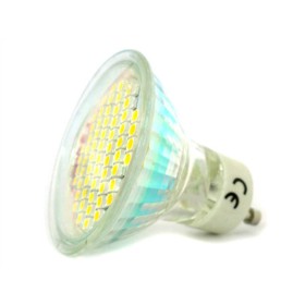 Lampada Faretto LED GU10 4W = 40W 220V Bianco Freddo 60 SMD 3528