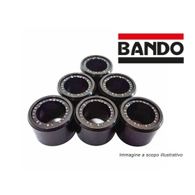 BANDO Kit 6 Rulli 20x15 15g Moto Honda 125 PCX  Kymco B&W 150 Quad Mxer