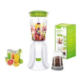 Frullatore Maccinacaffe 2 in 1 Capacita 400mL 170W con Lame in Acciaio Inox Base Antiscivolo Colore Verde