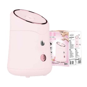 Sauna Facciale Vaporizzatore Nano Ionico SPA Viso Atomizzatore Vapore per Pulizia Punti Neri 220W Capacita 75 mL Rosa