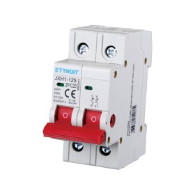 Interruttore Sezionatore 2P 25A 240VAC Guida DIN JXH1-125-2P-25A