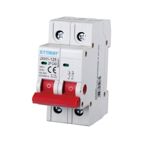 Interruttore Sezionatore 2P 40A 240VAC Guida DIN JXH1-125-2P-40A