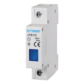 ETTROIT Indicatore Luminoso Modulare 230V Blu Occupa 1 Modulo DIN Lampada Spia Led Segnalazione