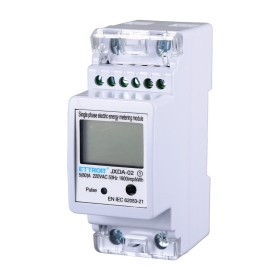Contatore Energia Elettrica Per Uso Domestico 220V 5(80)A Occupa 2 Moduli Guida DIN