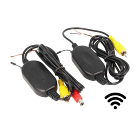 Kit Trasmettitore Ricevitore Video Wireless Per Telecamera Auto Retromarcia Monitor DVD 2,4G Cavo RCA 12V