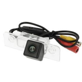 Telecamera Posteriore Per Luce Targa Specifica Skoda Octavia 2008-2013 Linea Guida Effetto Specchio Selezionabile