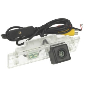 Telecamera Posteriore Per Luce Targa Specifica BMW 120I Linea Guida Effetto Specchio Selezionabile Luce Led Inclusa