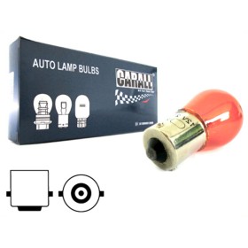 10 Pezzi Lampada Alogena S25 PY21W BA15S 12V 21W Arancione Piedi Dritti
