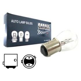 10 Pezzi Lampada Alogena S25 P21/4W BAZ15D Asimmetrica 12V 21/4W
