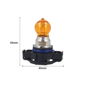 2 PZ Lampada Alogena PSY19W 12V 19W PG20-2 Amber Compatibile Philips 122745NAC1
