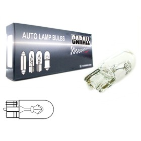 10 Pezzi Lampada Alogena T10 W5W 24V 5W Tutto Vetro W2,1x9,5d