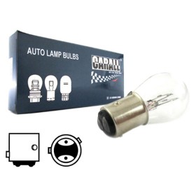 10 Pezzi Lampada Alogena S25 P21/4W BAZ15D Asimmetrica 24V 21/4W
