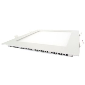 Pannello Led Plafoniera Faretto Incasso Da Soffitto Bianco Caldo 18W Quadrato 200X200mm 220V 96 Smd 2835