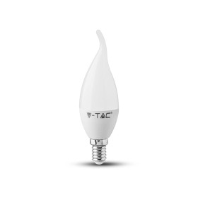 Lampada A Led E14 CF37 5,5W Caldo 3000K Forma Candela Fiamma Colpo Di Vento SKU-117
