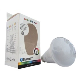 Lampada Led E27 RGB RGBW 7,5W Dimmerabile Via Bluetooth Domotica Smart Per Android iOS Iphone