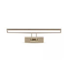 Applique Lampada Led Da Parete Moderna 8W Bronzo Lunghezza 455mm 3000K Con Braccio Per Specchio Bagno e Quadri SKU-213983