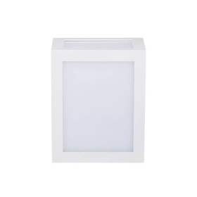 Applique Lampada Led Da Muro Parete a Lanterna 12W 6400K Carcassa Bianca IP65 360 Gradi SKU-8336