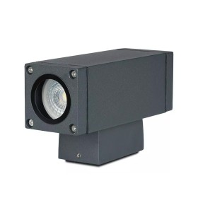 Applique Da Parete e Muro Con Portalampada GU10 Illuminazione Doppio Fascio Up-Down IP44 Carcassa Nera SKU-8627