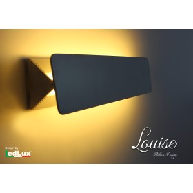 Applique Led Da Parete Modello Louise Italian Design Moderna 12W Orientabile Bianco Caldo