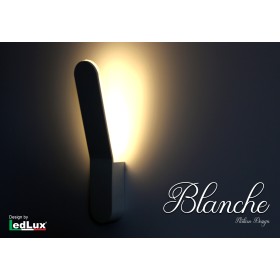 Applique Led Da Parete Modello Blanche Italian Design Moderna 6W Bianco Caldo