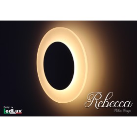 Applique Led Da Parete Modello Rebecca Italian Design Moderna 10W Bianco Caldo
