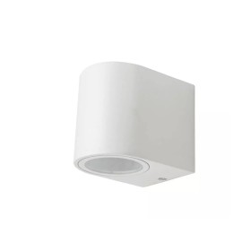 Applique Lampada Da Parete Circolare Attacco GU10 IP44 Carcassa Bianca Illuminazione Da Un Lato SKU-7540