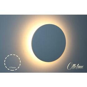 Applique Led Da Parete Ottoline 6W Bianco Caldo 3000K IP65 Rotondo 360 Gradi Carcassa Bianca SKU-7524