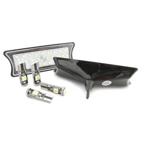 Kit Plafoniera Luci Led Di Cortesia Lettura BMW E60 E65 E87 Bianco 4 Lampade Led T10 Canbus Incluso