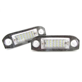 Kit Luci Targa Led Volvo S80 XC90 S40 V60 XC60 S60 C70 XC70 V70 V50 Bianco Freddo Lunare