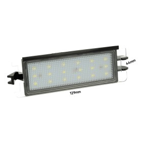 Kit Luci Targa Led Dacia Sandero I 2008-2012 Logan I 2004-2013 12V 3W Bianco Canbus