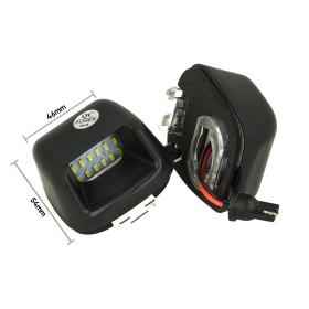 Kit Luci Targa Led Nissan Navara D40 2005-2016 Suzuki Equator OEM 26510ZP50A 12V 3W Bianco Canbus