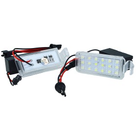Kit Luci Targa Led Ford Falcon Fiat 500X Bianco Resistenza Inclusa No Errore Canbus