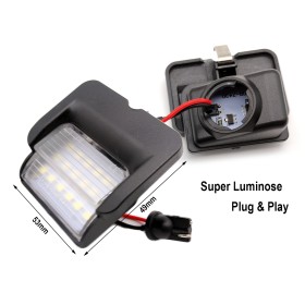 Kit Luci Targa Led VW Polo 6N 1994-1999 Canbus No Errore Bianco 6000K 12V 5W