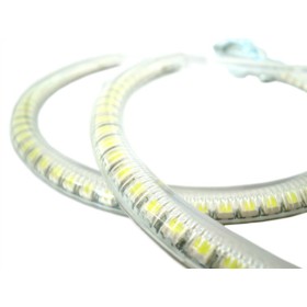 Coppia Angel Eyes Anello Led Semicircolare Diametro 127mm