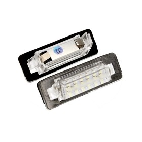 Kit Luci Targa Led Mercedes Benz W210 4D Sedan W202 4D Sedan Bianco Canbus No Errore