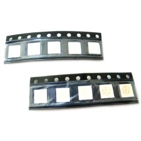 10 PZ Led SMD 5050 PLCC-6 Rosso Red 3V 0,2W 3 Chips