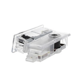 Kit Luci Led Logo Proiettori Auto Portiere Mini R50 R52 R53 R55 R56 R57 Plug & Play Senza Modifica