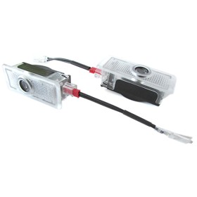 Kit Luci Led Logo Proiettori Auto Portiere Mercedes Benz SLK R171 R199 W203 CLK W209 Plug & Play