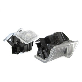 Kit Luci Led Logo Proiettori Auto Portiere Mercedes Benz Class E W212 Senza Modifica