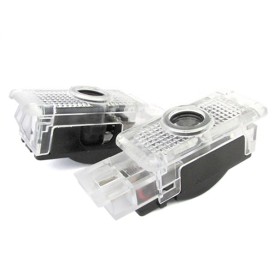 Kit Luci Led Logo Proiettori Auto Portiere Mercedes Benz W203 SLK R171 SLR R199 CLK W209