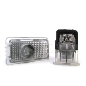 Kit Luci Led Logo Proiettori Auto Portiere Honda Acura MDX ZDX TL Bianco No Errore Canbus