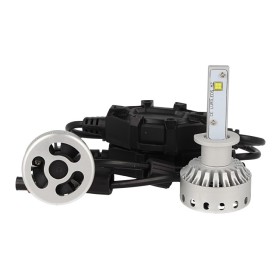 Kit Full Led Canbus H1 40W 5000 Lumens Dissipazione Con Ventilatore 12V 24V 2 Smd Philips MZ Attacco Smontabile Fuoco Regolabile