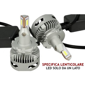 Kit Full Led Canbus Lampada D1S D1R D3S 45W 12V 24V Per Faro Lenticolare Piu Lumisoso Dello Xenon Originale
