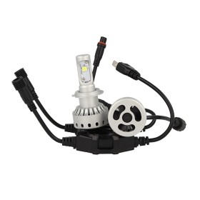 Kit Full Led Canbus H7 40W 5000 Lumens Dissipazione Con Ventilatore Ventola 12V 24V 2 Cree XHP 50 Lampada Corta Attacco Smontabile