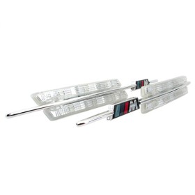 Kit Freccia Laterale a Led Side Marker Lente Trasparente BMW E90 E91 E92 E93 E60 E61 E82 E88