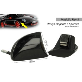 Kit Freccia Laterale a Led Side Marker Lente Fume Smart Fortwo W451 Coupe Cabrio OEM 4519067700C40A 4519067800C40A