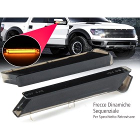 Kit Freccia Laterale a Led Freccia Dinamica Frontale Lente Fume Ford F150 Raptor Expedition Lincoln Mark LT OEM 4L3Z13B374AA 4L3Z13B375AA