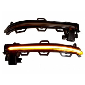 Kit Freccia Led Specchietto Retrovisore Dinamico Sequenziale BMW X3 F25 X4 F26 X5 F15 X6 F16 Arancione Lente Fume