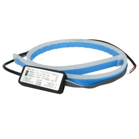 Kit Tubo Neon Strip Led Auto 60cm Bicolor Flessibile Tagliabile Bianco Per Luci Diurne DRL Posizione Arancione Per Freccia Stile Audi VW