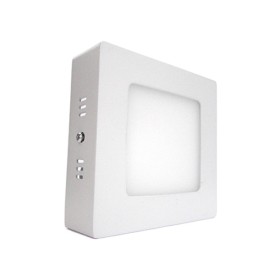 Plafoniera Faretto Led Da Soffitto Muro Parete Quadrata 6W Bianco Neutro 120x120mm